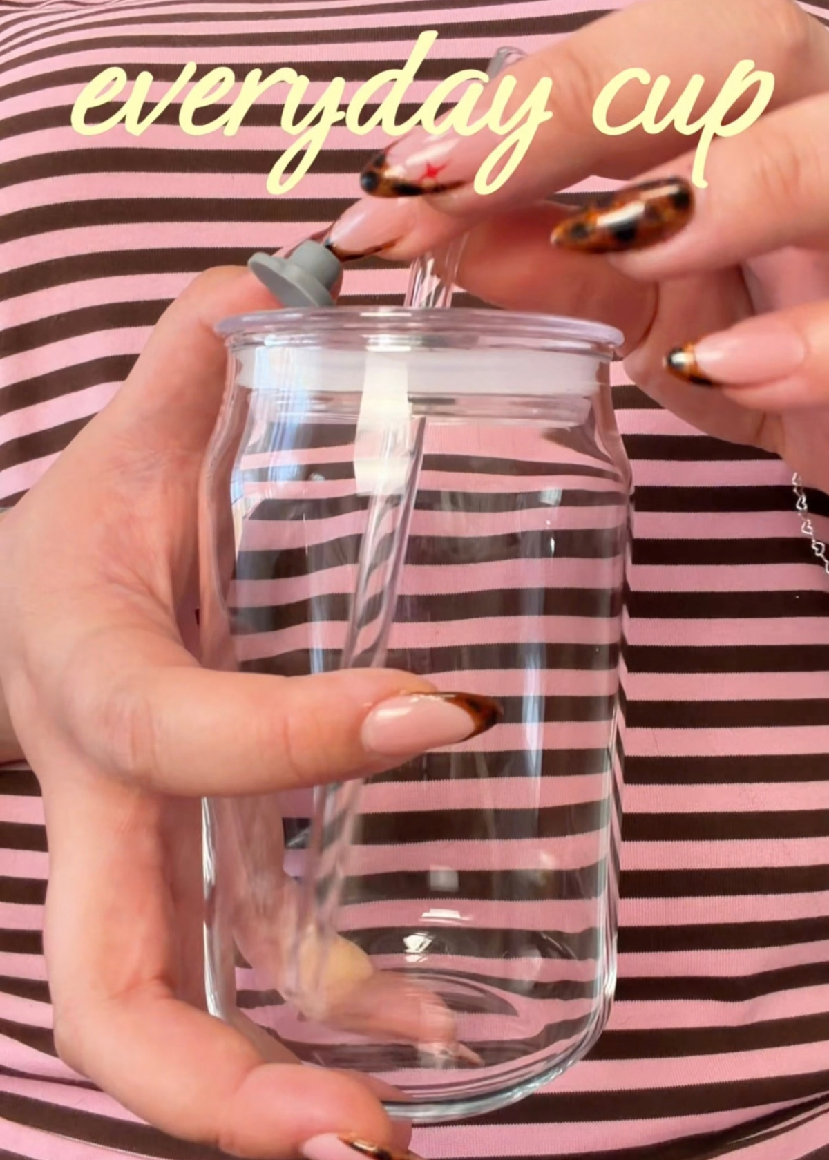 Secret everyday glass cup<3